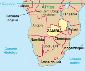 Resultado de imagem para ZAMBIA MAPA
